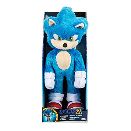 Sonic The Hedgehog 412634-PB, Sonic Plush by Jakks