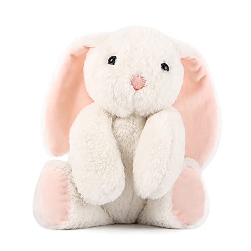 TCBunny Baby Bunny Bedtime Stuffed Animal Plush Toy 11", Kids, Lilly (White) from TCBunny
