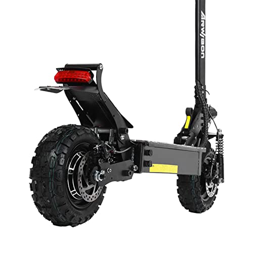 Fieabor Electric Kick Scooter for Adults - Rear Drive 2500W Motor, Up to 30 MPH & 30 Miles, 48V/16AH, 11" Heavy Duty Vacuum Off-Road Tire, Adult Electric Scooter Without Seat by Shenzhenshi Lvdaoxing Technology Co., Ltd