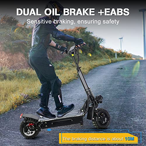 Electric Scooter Adults 50 MPH with Seat, 5600W 60V Adult Electric Scooter up to 56-62 Miles, 11" Tires, Dual Shocks & Dual Braks, Folding Electric Scooter for Adults, Handbar Bag Included from Dongguan Lvkang Energy Saving Technology Co., LTD