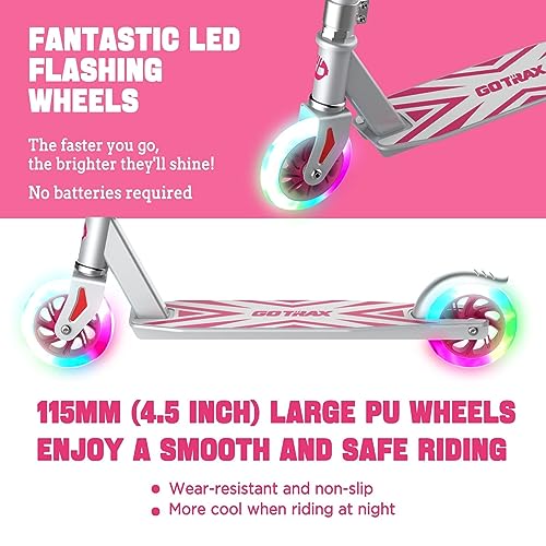 Gotrax Kick Scooter for Kids Toddlers (Red) from ZHEJIANG TAOTAO VEHICLES CO., LTD