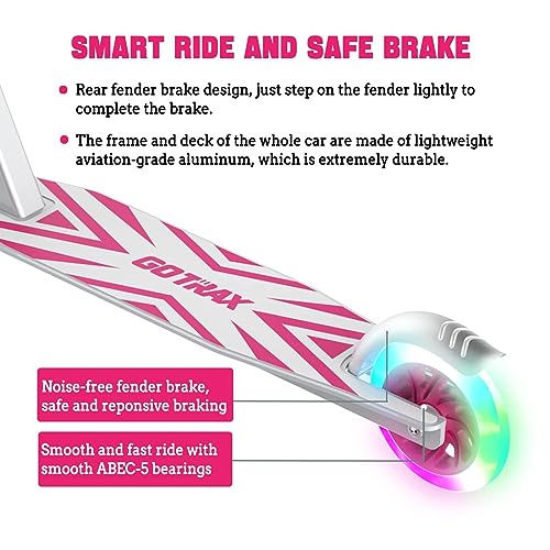 Gotrax Kick Scooter for Kids Toddlers (Red) from ZHEJIANG TAOTAO VEHICLES CO., LTD