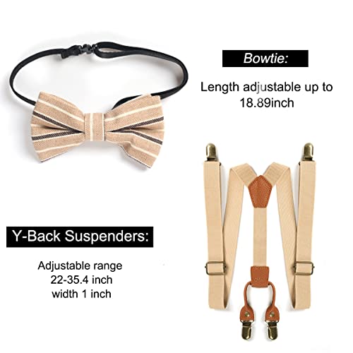 FAYBOX 100 Days of School Old Man Costume for Kids Boys,Halloween Grandpa Costume Accessories Set by 