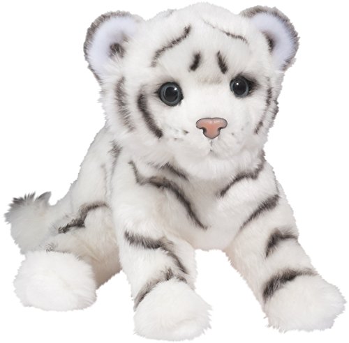 Douglas Silky White Tiger Cub Plush Stuffed Animal by Douglas Co., Inc.