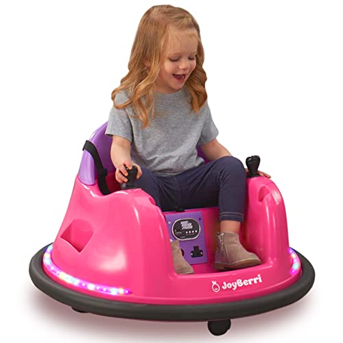 JoyBerri Bumper Car for Toddlers 1-3 - Toddler, Baby, and Kids Ride On Toy Electric Bumper Car - with Bluetooth, Music and Remote/Safety Certified, Kid Approved, Electric Kids Ride on Bumper Car Gift by JoyBerri
