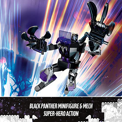 LEGO Marvel Black Panther Mech Armor 76204 Building Kit; Collectible Mech and Minifigure for Super-Hero Kids Aged 7+ (124 Pieces) from LEGO
