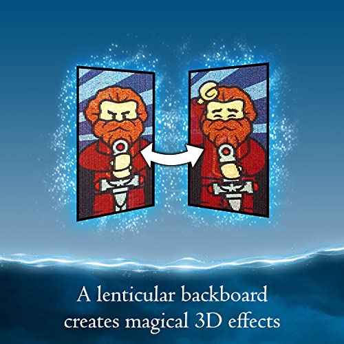 LEGO Harry Potter Gryffindor House Banner Set 76409, Hogwarts Castle Common Room Toy or Wall Display, Fold Up Travel Toy, Collectible with 3 Minifigures from LEGO