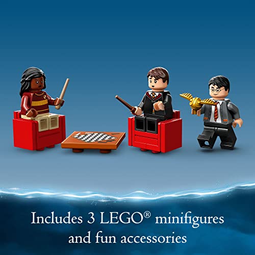 LEGO Harry Potter Gryffindor House Banner Set 76409, Hogwarts Castle Common Room Toy or Wall Display, Fold Up Travel Toy, Collectible with 3 Minifigures from LEGO
