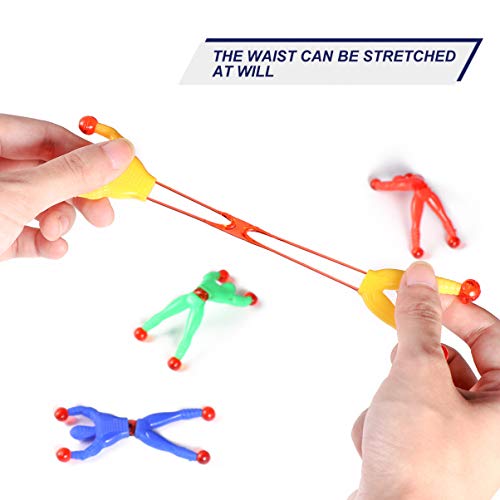NUOBESTY Sticky Rolling Men Sticky Stretchy Wall Climbers Party Favor Tricky Novelty Toys for Kids, 30 Pcs ( Random Color ) from NUOBESTY