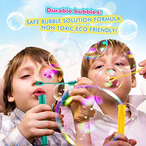 200 Pieces Mini Bubble Wands,Bubble Party Favors Assortment Toys for Kids,Themed Birthday, Halloween, Goodie Bags, Carnival Prizes, Wedding, Bubble Maker Toys for Kids,Outdoor Gifts for Girls & Boys by SpringFlower