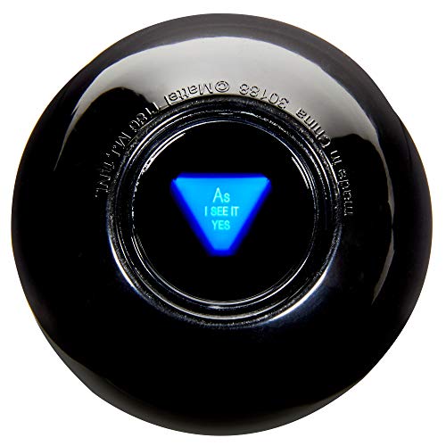 Magic 8 Ball Mattel 75th Anniversary Fortune-Telling Novelty Toy with Floating Answers, Great Gift for Ages 6 Years & Older by Mattel