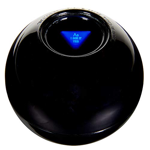 Magic 8 Ball Mattel 75th Anniversary Fortune-Telling Novelty Toy with Floating Answers, Great Gift for Ages 6 Years & Older by Mattel