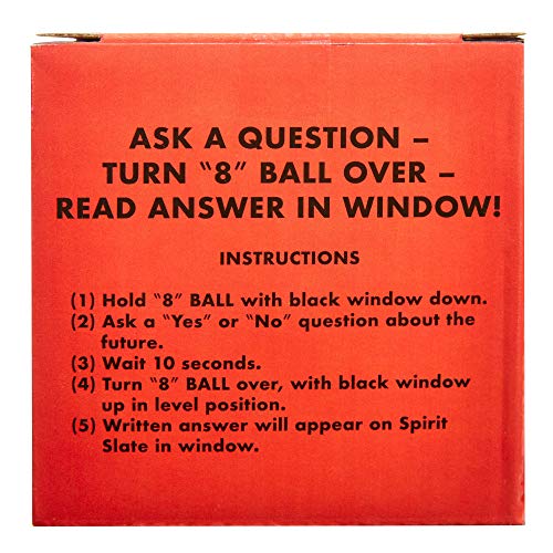 Magic 8 Ball Mattel 75th Anniversary Fortune-Telling Novelty Toy with Floating Answers, Great Gift for Ages 6 Years & Older by Mattel