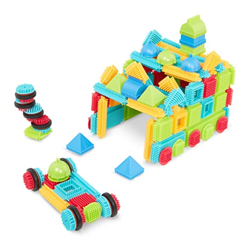Bristle Blocks by Battat â The Official Bristle Blocks â 112Piece â STEM Creativity Building Toys Dexterity Fine Motricity â Bpa Free 2 Years + from Branford LTD