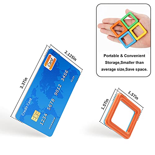 nicknack Mini Magnetic Blocks Toys Magnetic Tiles Building Blocks for Kids Baby and Toddler Gift Magnet Stacking Block Toys, 116pcs by nicknack