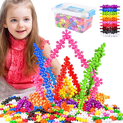 Moulselp 400 Pieces Building Toys for Kids - Kids STEM Toys, Educational Building Toys for Kids Ages 4-8, Learning Discs Sets, Construction Blocks for Preschool Classroom Boys Girls Aged 3+ Kids Toys from NON