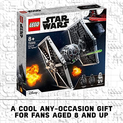LEGO Star Wars Imperial TIE Fighter 75300 Building Toy with Stormtrooper and Pilot Minifigures from The Skywalker Saga by LEGO