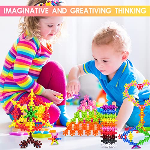 Moulselp 400 Pieces Building Toys for Kids - Kids STEM Toys, Educational Building Toys for Kids Ages 4-8, Learning Discs Sets, Construction Blocks for Preschool Classroom Boys Girls Aged 3+ Kids Toys from NON