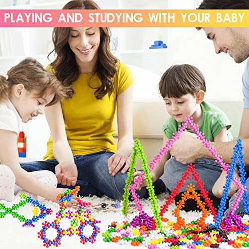 Moulselp 400 Pieces Building Toys for Kids - Kids STEM Toys, Educational Building Toys for Kids Ages 4-8, Learning Discs Sets, Construction Blocks for Preschool Classroom Boys Girls Aged 3+ Kids Toys from NON