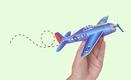 Big Mo's Toys 24 Pack 8 Inch Glider Planes - Birthday Party Favor Plane, Great Prize, Handout Glider, Flying Models, Two Dozen by Big Mo's Toys