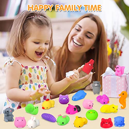 30 Pcs Mochi Squishy Toys Easter Egg Fillers Party Favors for Kids Easter Gifts Basket Stuffers Kawaii Mini Animal Squishies Stress Relief Toys Squeeze Toy Classroom Prize Reward for Boy Girl Random from SILVIA