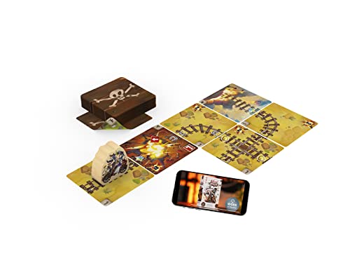 IELLO: Infernal Wagon - Quick Party Game, Complete Pre-Established Objectives to Prove Your Team Skill, Family Game, Ages 7+, 2-5 Players, 7 Minute Play Time from WHATZ GAMES