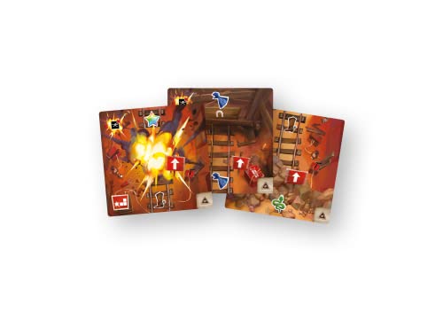 IELLO: Infernal Wagon - Quick Party Game, Complete Pre-Established Objectives to Prove Your Team Skill, Family Game, Ages 7+, 2-5 Players, 7 Minute Play Time from WHATZ GAMES