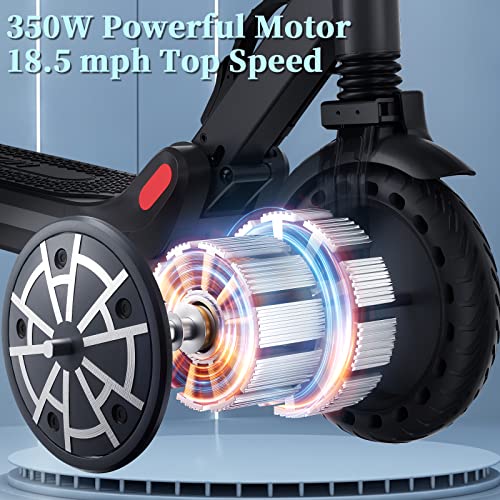 VOBET Adults Electric Scooter,350W Motor,8.5Inch Solid Tire,18.5 Miles 18.5 MPH Portable Folding Commuting Scooter for Adults with Front and Rear Shock Absorption System and APP by Wuyi Zeda Electronic Technology Co., Ltd.