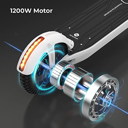 isinwheel X3Pro Electric Scooter, 1200W Motor E-Scooter,12" Fat Tires, 37 Miles Range, 28 Mph Portable Folding Commuter Electric Scooter for Adults, Maximum Load 400lbs & 4 Speed Modes by NEOZIN(WEIHAI)EV CO., LTD