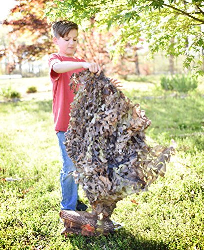 Nature Bound Camouflage Net for Kids, 9-Feet by 5-Feet, for Camping, Hiking, Indoor and Outdoor Play, Boys and Girls Ages 3+ by Thin Air Brands