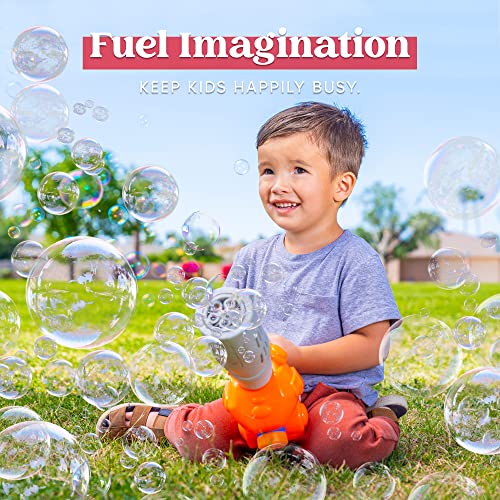 JOYIN Bubble Leaf Blower with Bubble Solution (100 ml) , Bubble Machine for Kids, Fun Toddler Indoor and Outdoor Play, Summer Themed Party Favor and Birthday Gift for Kids from Joyin Inc