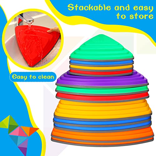 25 Pcs Stepping Stones Non Slip Balance River Stones Toys Indoor and Outdoor Balance Blocks Exercise Coordination and Stability for Toddler Outdoor Play Equipment from Sotiff