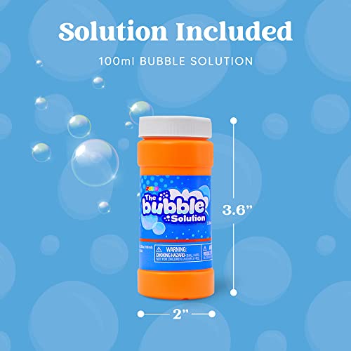 JOYIN Bubble Leaf Blower with Bubble Solution (100 ml) , Bubble Machine for Kids, Fun Toddler Indoor and Outdoor Play, Summer Themed Party Favor and Birthday Gift for Kids from Joyin Inc