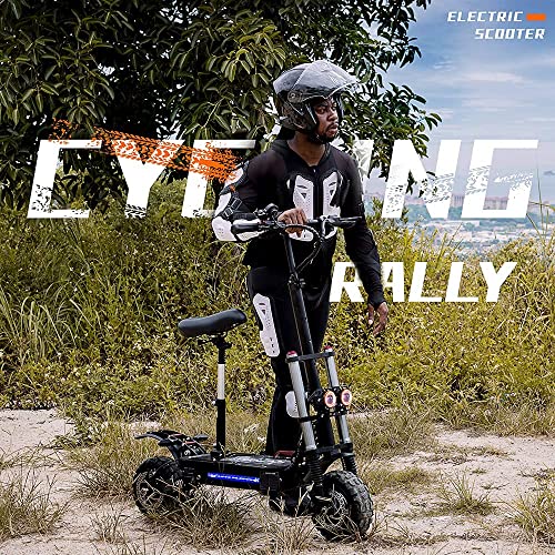 REDDYDY Electric Scooter, Max Speed 60MPH,Total Power 6000W, 75mile Long Range Battery, 60V Dual Drive, 11-inch Wheels, Portable Foldable, Off Road Adult Electric Scooter (60V38AH 70-75 Mile Range) from 