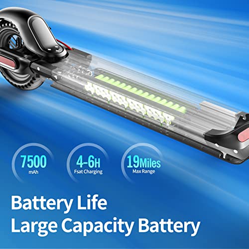 VOBETSCOOTER Electric Scooter,350W Motor,8.5" Solid Tires, 19 Miles Range, 19Mph Folding Commuter Electric Scooter for Adults by Wuyi Zeda Electronic Technology Co., Ltd