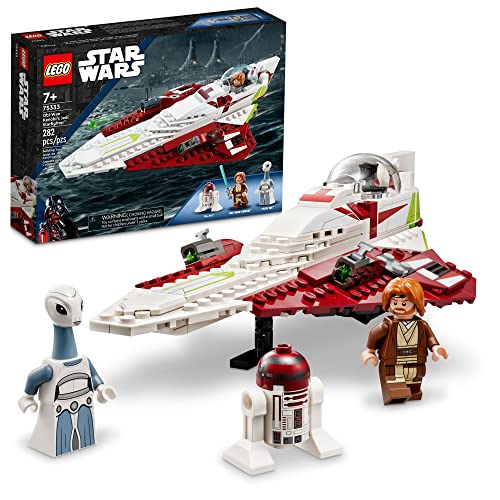 LEGO Star Wars OBI-Wan Kenobi's Jedi Starfighter 75333 Building Toy Set - Features Minifigures, Lightsaber, Clone Starship from Attack of The Clones, Great Gift for Kids, Boys, and Girls Ages 7+ from LEGO
