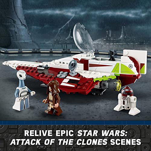 LEGO Star Wars OBI-Wan Kenobi's Jedi Starfighter 75333 Building Toy Set - Features Minifigures, Lightsaber, Clone Starship from Attack of The Clones, Great Gift for Kids, Boys, and Girls Ages 7+ from LEGO