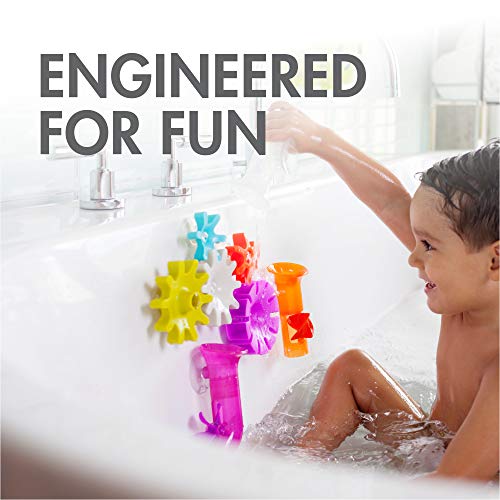 Boon BUNDLE Building Toddler Bath Tub Toy with Pipes, Cogs and Tubes for Kids Aged 12 Months and Up, Multicolor (Pack of 13) by RCBB9