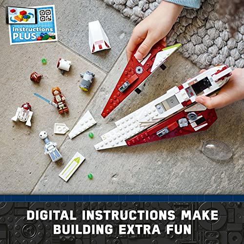 LEGO Star Wars OBI-Wan Kenobi's Jedi Starfighter 75333 Building Toy Set - Features Minifigures, Lightsaber, Clone Starship from Attack of The Clones, Great Gift for Kids, Boys, and Girls Ages 7+ from LEGO