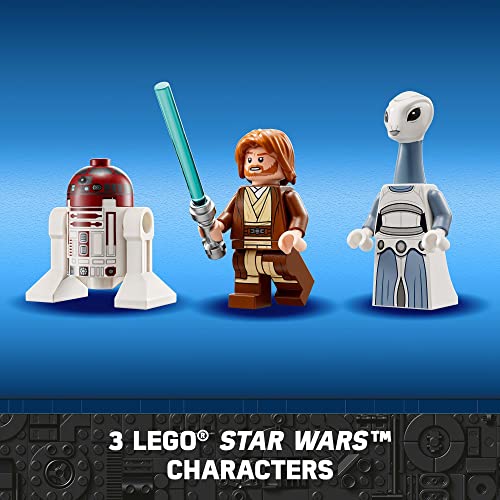 LEGO Star Wars OBI-Wan Kenobi's Jedi Starfighter 75333 Building Toy Set - Features Minifigures, Lightsaber, Clone Starship from Attack of The Clones, Great Gift for Kids, Boys, and Girls Ages 7+ from LEGO
