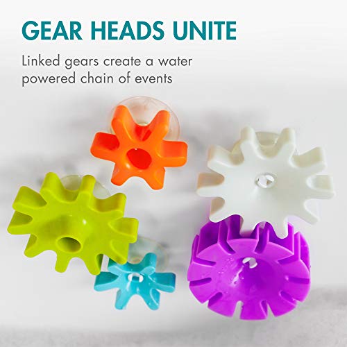 Boon BUNDLE Building Toddler Bath Tub Toy with Pipes, Cogs and Tubes for Kids Aged 12 Months and Up, Multicolor (Pack of 13) by RCBB9