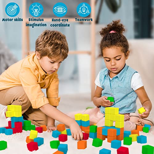 Dolanus Magnetic Blocks for Toddler Toys - 40 Pieces, Max Magnets Strong Magnetic Building Tiles for Kids, STEM Sensory Cube for Preschool, Gift for Boys Girls Age 3 4 5 6 7 Year Old, 1.0 Inch by Dolanus
