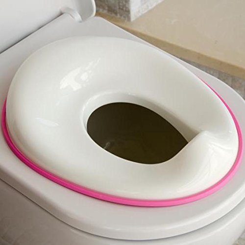 Potty Training Seat for Girls - Fits Round & Oval Toilets, Includes Free Storage Hook - Jool Baby by Jool Baby Products