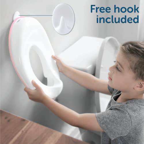 Potty Training Seat for Girls - Fits Round & Oval Toilets, Includes Free Storage Hook - Jool Baby by Jool Baby Products