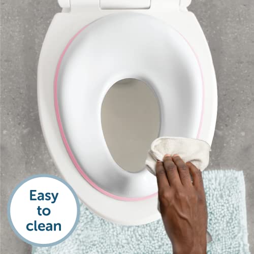 Potty Training Seat for Girls - Fits Round & Oval Toilets, Includes Free Storage Hook - Jool Baby by Jool Baby Products