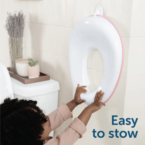 Potty Training Seat for Girls - Fits Round & Oval Toilets, Includes Free Storage Hook - Jool Baby by Jool Baby Products