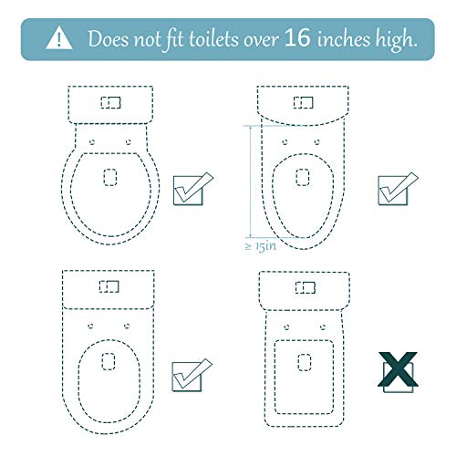 GrowthPic Toddler Toilet Seat with Step Stool Ladder for Boy and Girl Baby, Potty Training Seat Kid's Toilet Trainer Seat Chair with Splash Guard by GrowthPic