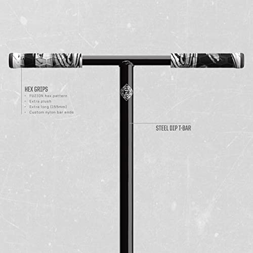 Fuzion Z250 SE Pro Scooters - Trick Scooter - Intermediate and Beginner Stunt Scooters for Kids 8 Years and Up, Teens and Adults â Durable, Smooth, Freestyle Kick Scooter for Boys and Girls (SE Black) by Nextsport