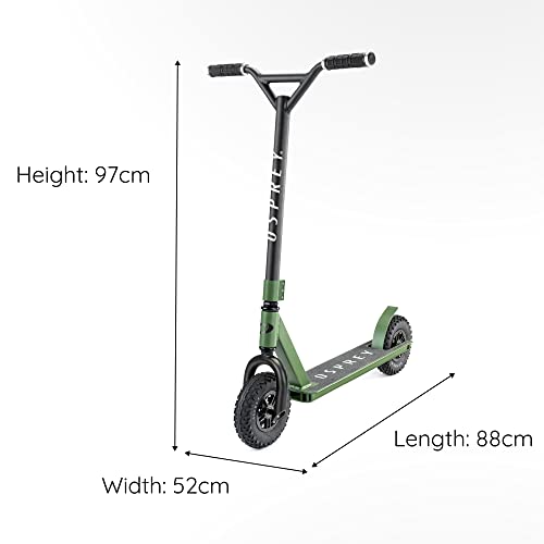 Osprey Dirt Scooter, All Terrain Trail Adult Scooter with Chunky Off Road Tyres, Multiple Colours by Osprey
