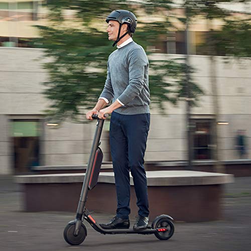 Segway Ninebot ES4 Electric Kick Scooter with External Battery, Lightweight and Foldable, Upgraded Motor Power, Dark Grey by Segway-Ninebot